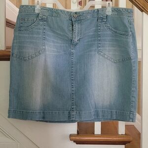 FASHION BUG Blue Denim Jean Skirt Size 20